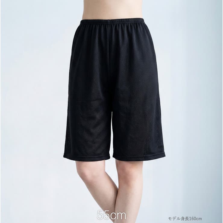 ムレ知らず！通年快適なメッシュインナームレ＆透け防止！丈が選べるペチパンツ 「エ… | fran de lingerie | 詳細画像8 