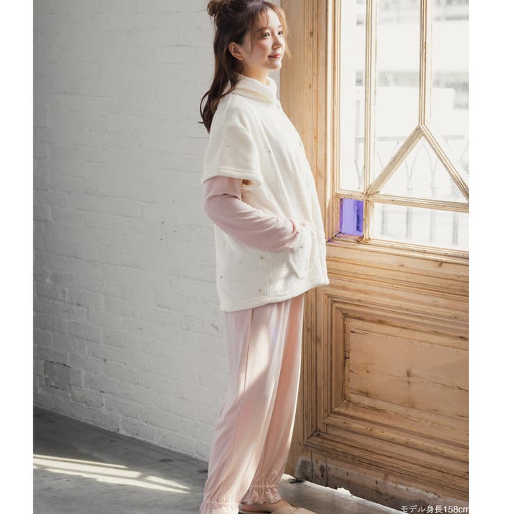 ふんわり軽くて暖かいmemory fleece (メモリーフリース)着れるブラン… | fran de lingerie | 詳細画像6 