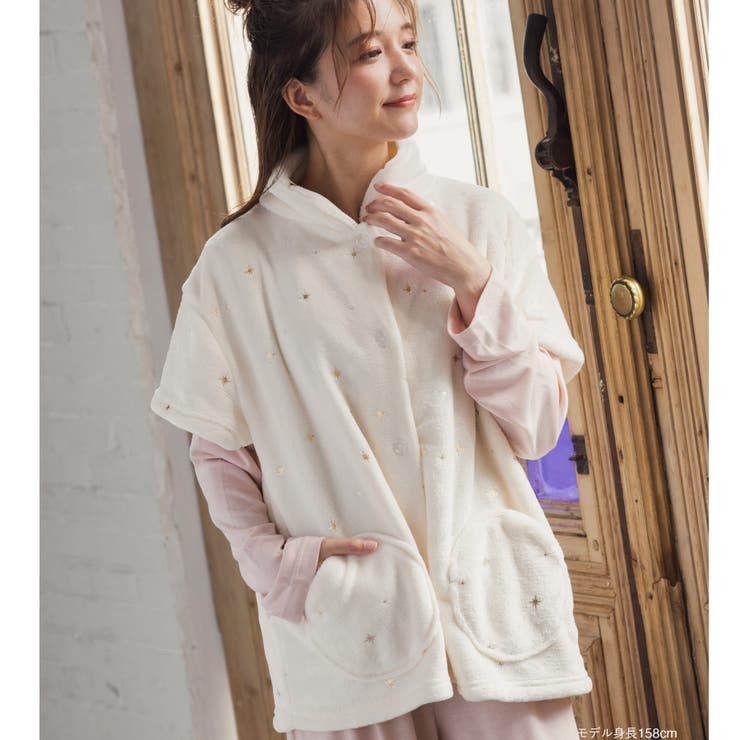 ふんわり軽くて暖かいmemory fleece (メモリーフリース)着れるブラン… | fran de lingerie | 詳細画像7 