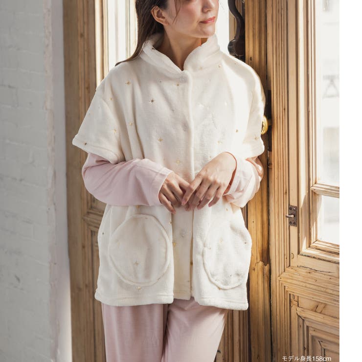 ふんわり軽くて暖かいmemory fleece (メモリーフリース)着れるブラン… | fran de lingerie | 詳細画像8 