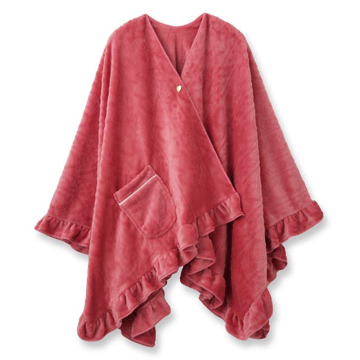 ローズワイン2 | もこもこ ブランケット 着る毛布 | fran de lingerie