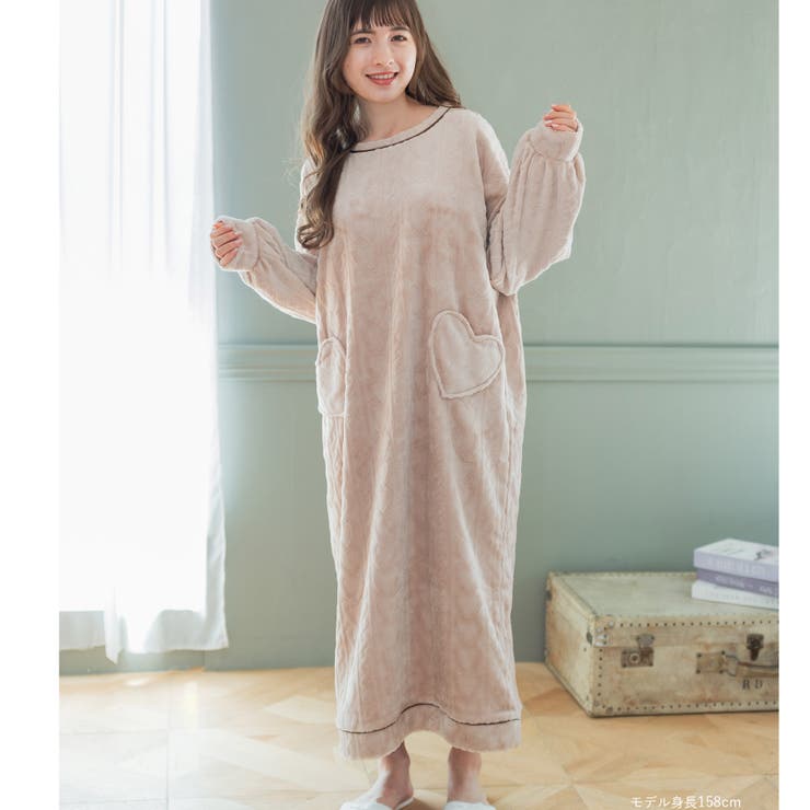 もこもこ ルームウェア ワンピース | fran de lingerie | 詳細画像5 