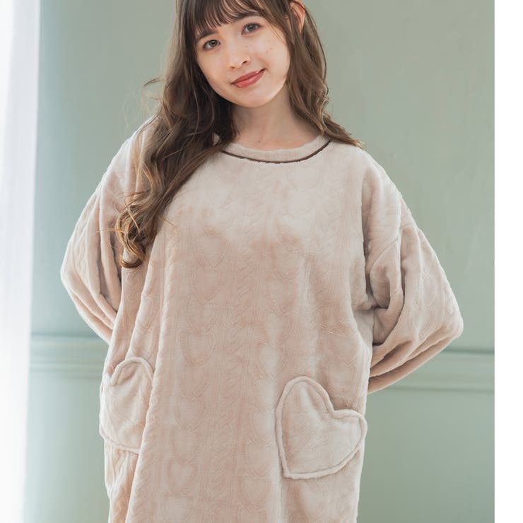 もこもこ ルームウェア ワンピース | fran de lingerie | 詳細画像8 