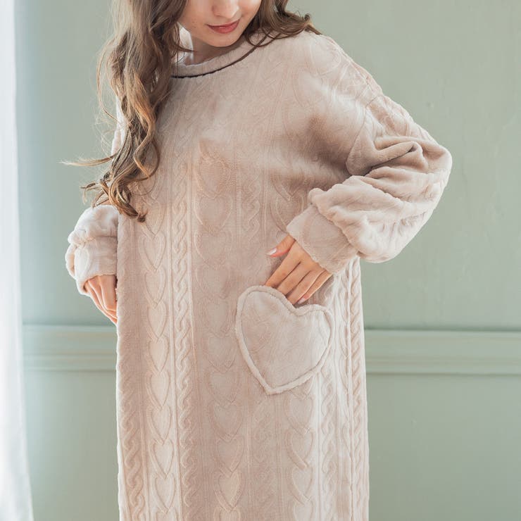 もこもこ ルームウェア ワンピース | fran de lingerie | 詳細画像9 