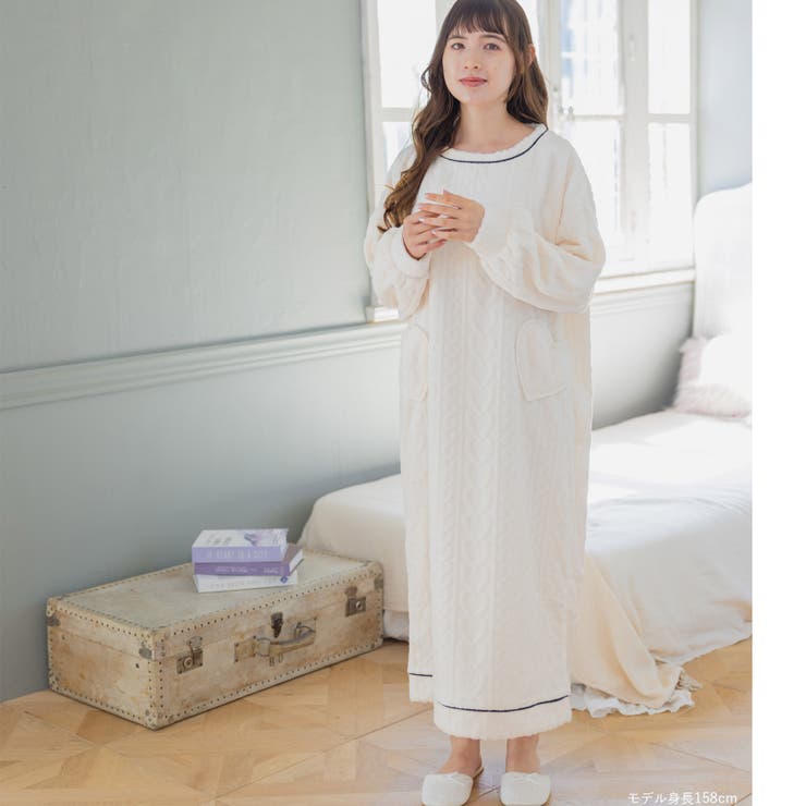 もこもこ ルームウェア ワンピース | fran de lingerie | 詳細画像11 