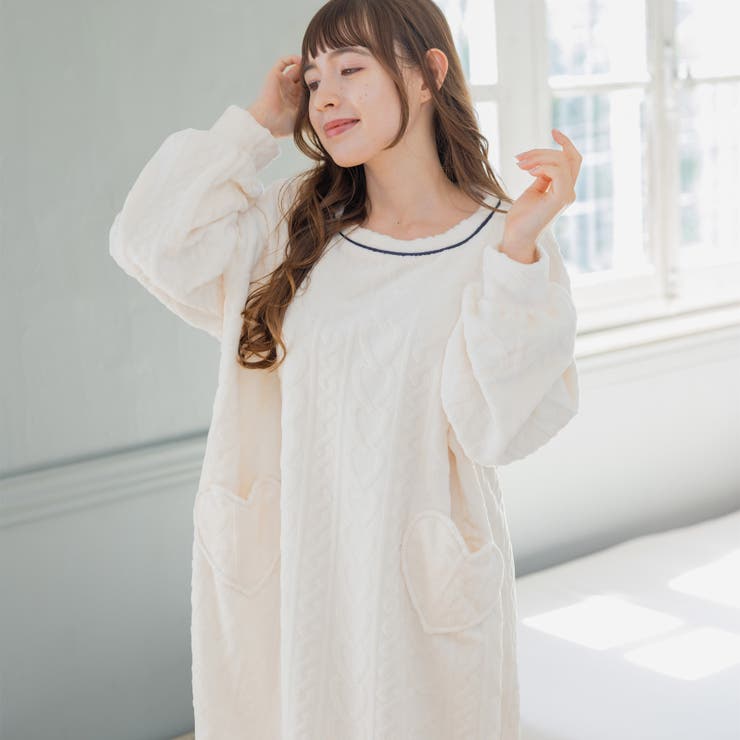 もこもこ ルームウェア ワンピース | fran de lingerie | 詳細画像14 