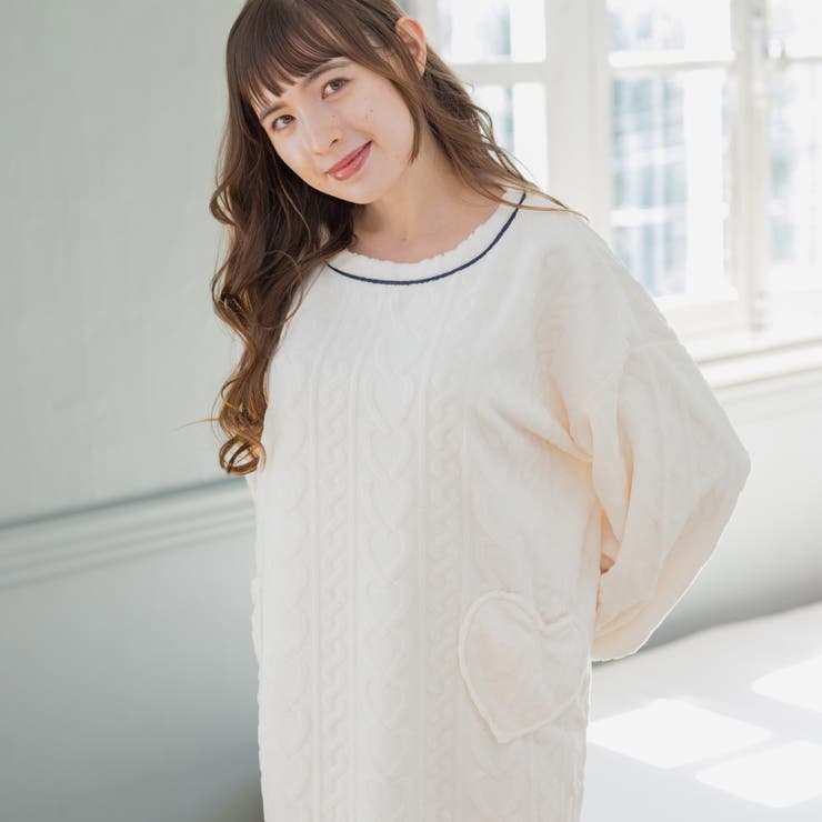 もこもこ ルームウェア ワンピース | fran de lingerie | 詳細画像15 