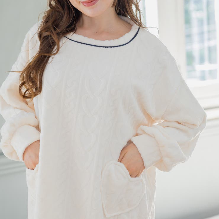 もこもこ ルームウェア ワンピース | fran de lingerie | 詳細画像16 