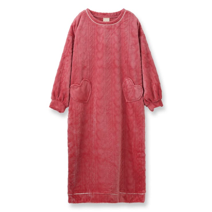 ローズワイン2 | もこもこ ルームウェア ワンピース | fran de lingerie