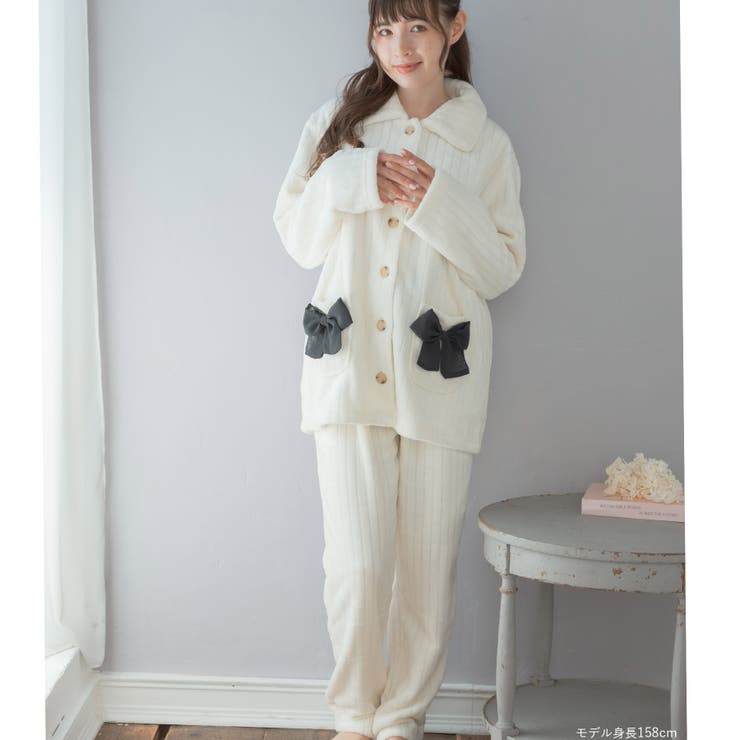 もこもこ パジャマ ルームウェア | fran de lingerie | 詳細画像11 