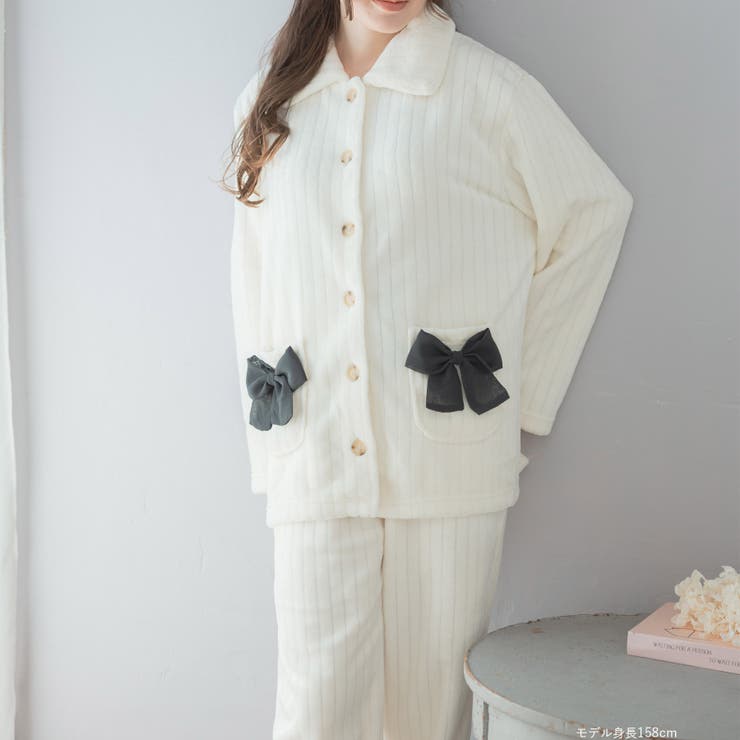 もこもこ パジャマ ルームウェア | fran de lingerie | 詳細画像13 