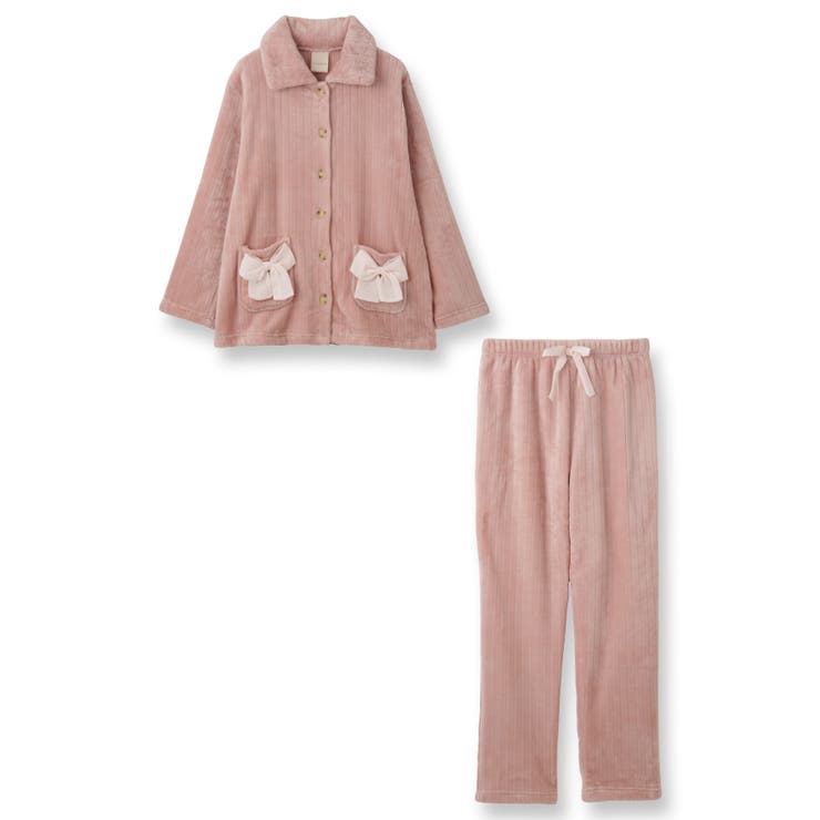 ライトピンク2 | もこもこ パジャマ ルームウェア | fran de lingerie