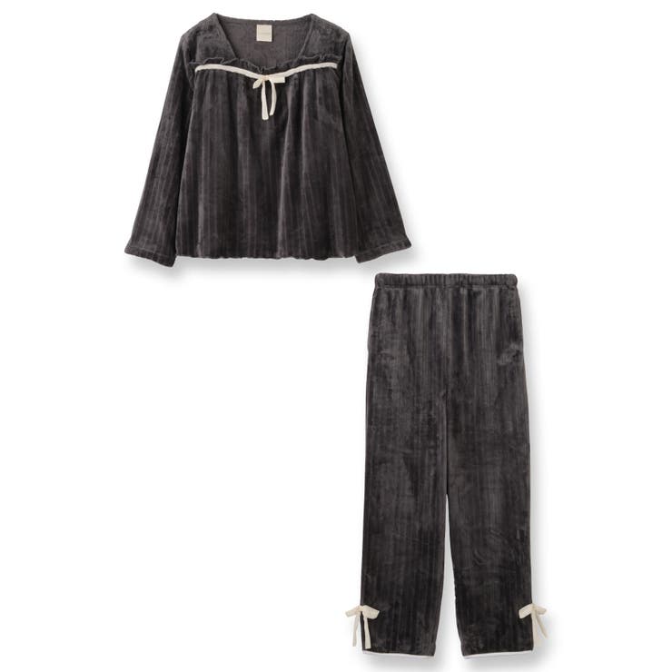 ダークグレー | もこもこ ルームウェア パジャマ | fran de lingerie