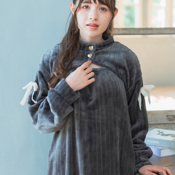 もこもこ ワンピース ルームウェア | fran de lingerie | 詳細画像8 