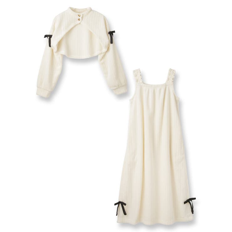 ホワイト2 | もこもこ ワンピース ルームウェア | fran de lingerie