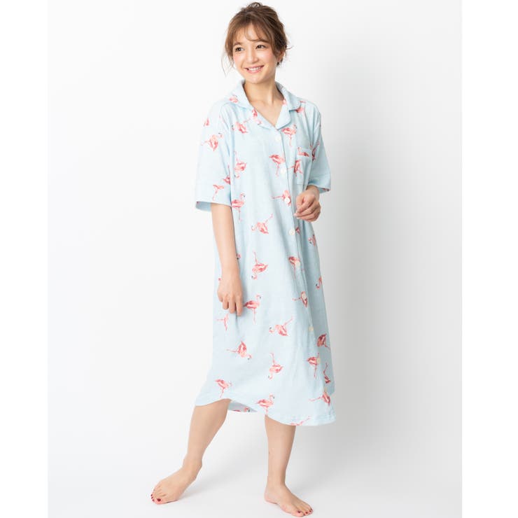 Mochi Pileパジャマシャツワンピース 品番 Fdlw Fran De Lingerie フランデランジェリー のレディースファッション通販 Shoplist ショップリスト