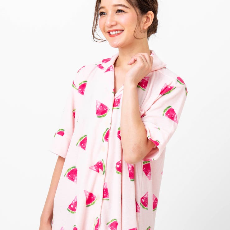 Mochi Pile モチパイル シャツワンピーススイカ柄 品番 Fdlw Fran De Lingerie フランデランジェリー の レディースファッション通販 Shoplist ショップリスト