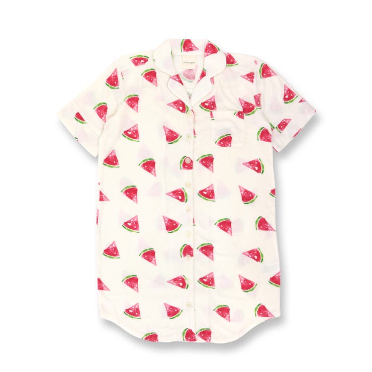 Mochi Pile モチパイル シャツワンピーススイカ柄 品番 Fdlw Fran De Lingerie フランデランジェリー の レディースファッション通販 Shoplist ショップリスト