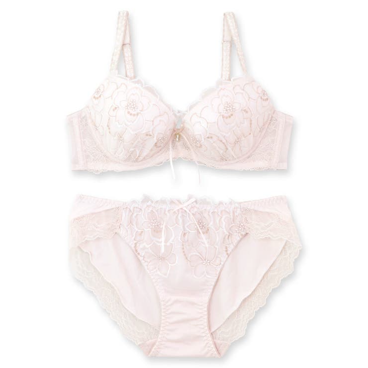 きらめくフェミニンなフラワー刺繍レース自分らしいバストに 「ナチュラルデイリーブ… | fran de lingerie | 詳細画像2 