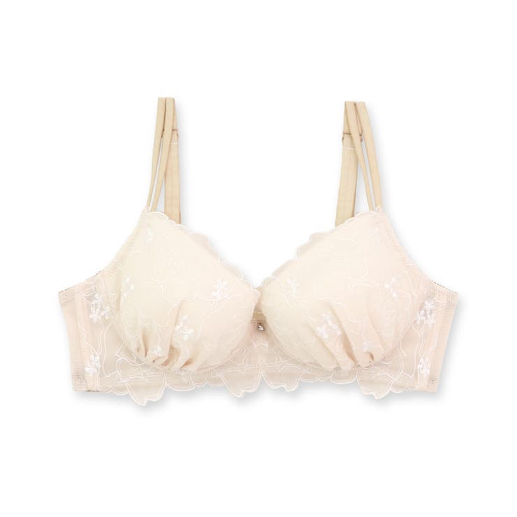 軽さが魅力のノンワイヤーブラフェミニンなナチュラルデザイン 「ナチュラルデイリー… | fran de lingerie | 詳細画像3 