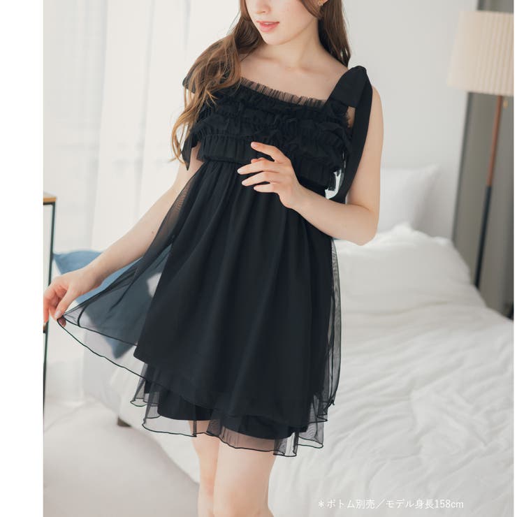 ナイトブラ付きルームウェア＆パジャマナイトブラ付きキャミソール 「ルナイト スイ… | fran de lingerie | 詳細画像7 