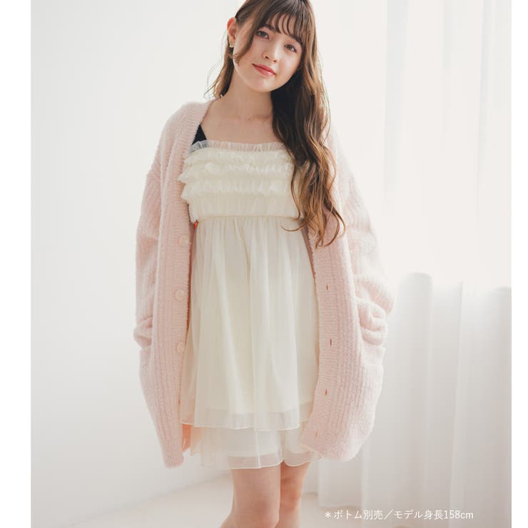 ナイトブラ付きルームウェア＆パジャマナイトブラ付きキャミソール 「ルナイト スイ… | fran de lingerie | 詳細画像17 