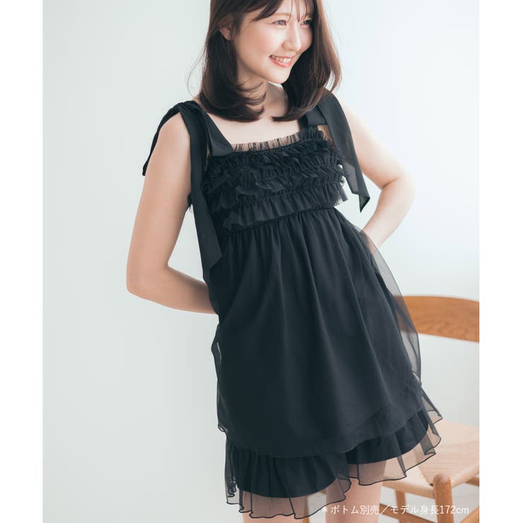 ナイトブラ付きルームウェア＆パジャマナイトブラ付きキャミソール 「ルナイト スイ… | fran de lingerie | 詳細画像20 