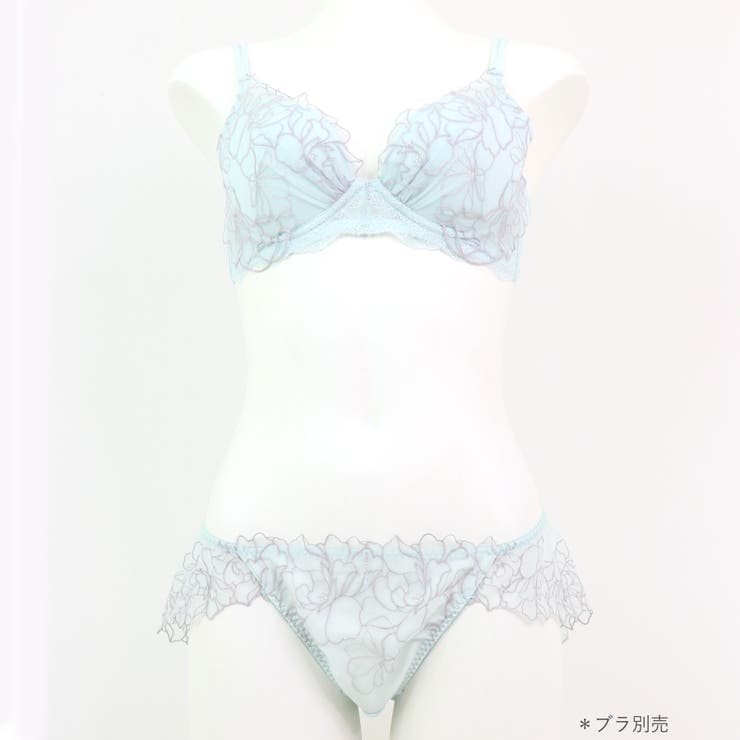 品ありチュールフラワー可愛くて響かない 「ノーブルティアラブラ003 バックレー… | fran de lingerie | 詳細画像7 