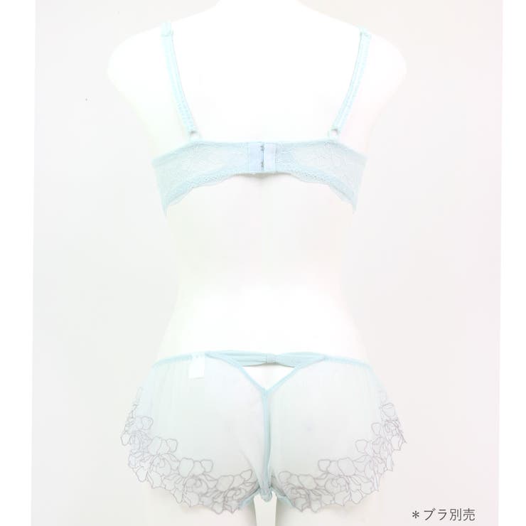品ありチュールフラワー可愛くて響かない 「ノーブルティアラブラ003 バックレー… | fran de lingerie | 詳細画像8 