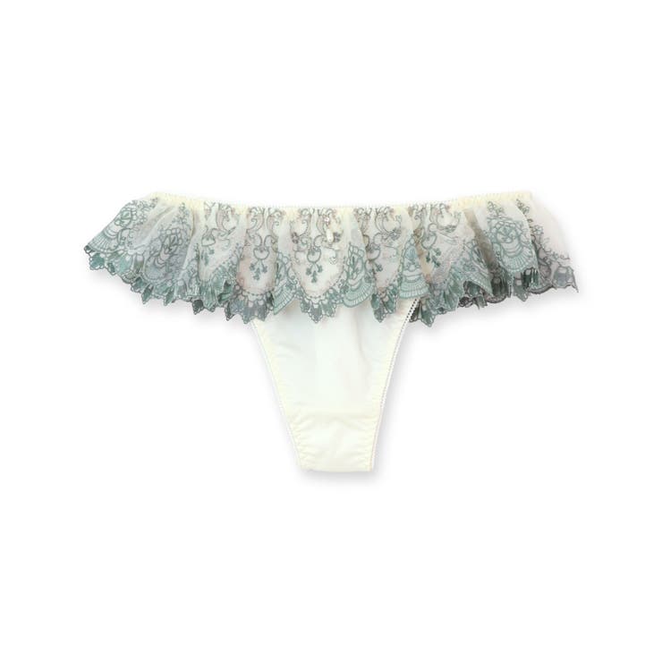 アイボリー | ロマンチックランジェリーフェミニン タンガ 「ノーブルティアラブラ004 | fran de lingerie