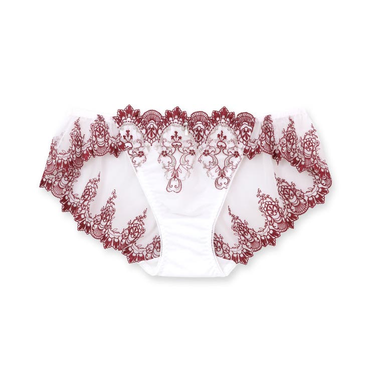 ホワイト | ロマンチックランジェリー可愛くて響かない 「ノーブルティアラブラ004 | fran de lingerie