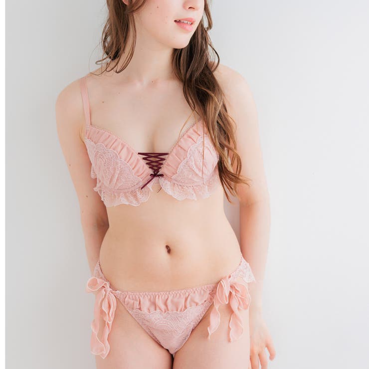 甘辛MIX盛り＆谷間メイク 「プティフィット001 ペアブラジャー（ワイヤー有り… | fran de lingerie | 詳細画像8 