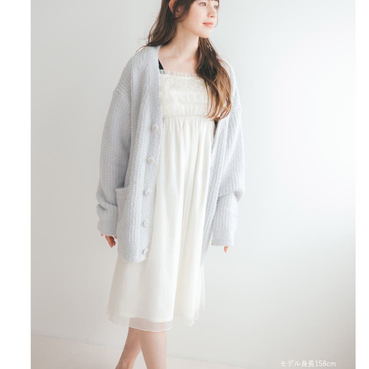 ふわふわ＆さらさらの極上手触りユニセックスが嬉しい楽ちんニット 「パウダーもこ | fran de lingerie | 詳細画像14 