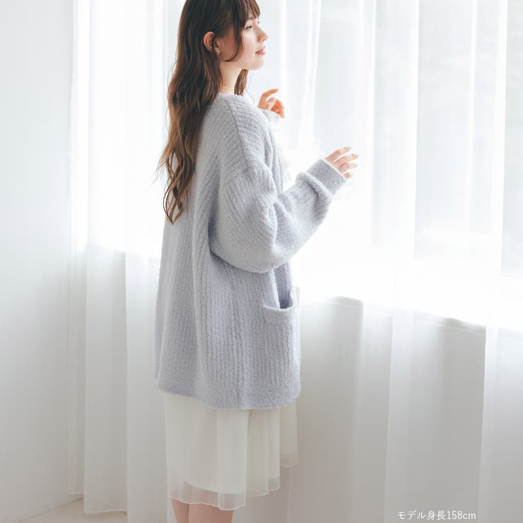 ふわふわ＆さらさらの極上手触りユニセックスが嬉しい楽ちんニット 「パウダーもこ | fran de lingerie | 詳細画像15 