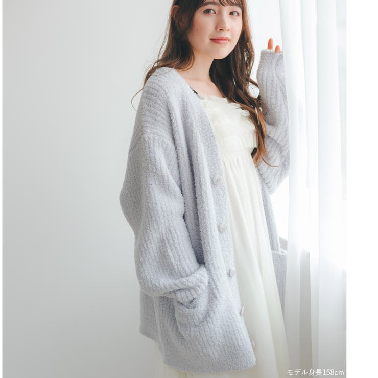 ふわふわ＆さらさらの極上手触りユニセックスが嬉しい楽ちんニット 「パウダーもこ | fran de lingerie | 詳細画像16 