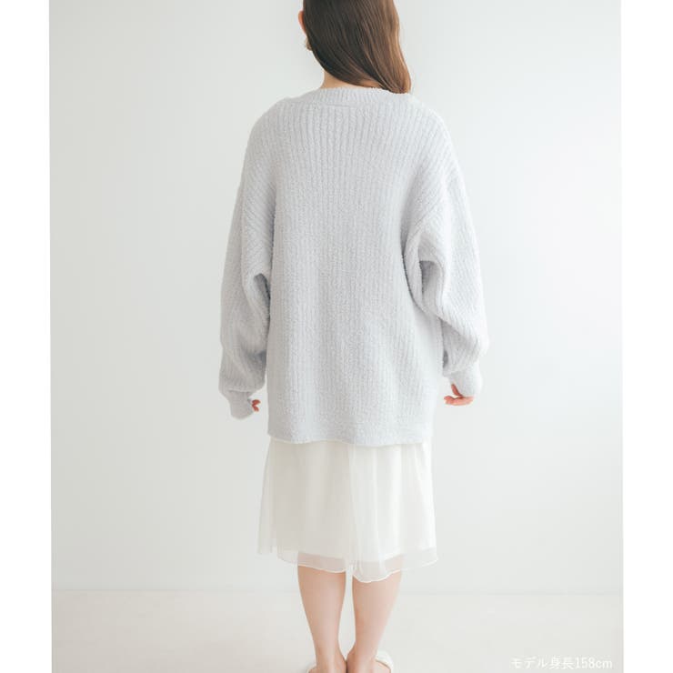 ふわふわ＆さらさらの極上手触りユニセックスが嬉しい楽ちんニット 「パウダーもこ | fran de lingerie | 詳細画像21 