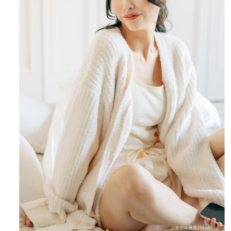 ふわふわ＆さらさらの極上手触りユニセックスが嬉しい楽ちんニット 「パウダーもこ | fran de lingerie | 詳細画像22 