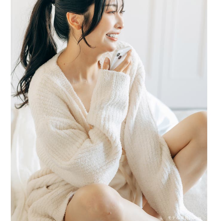 ふわふわ＆さらさらの極上手触りユニセックスが嬉しい楽ちんニット 「パウダーもこ | fran de lingerie | 詳細画像23 