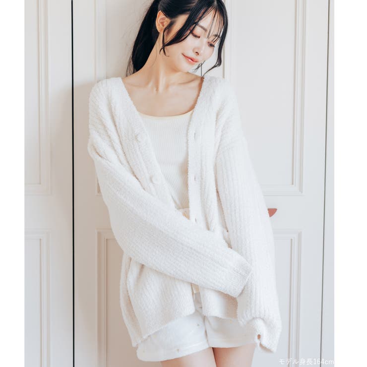 ふわふわ＆さらさらの極上手触りユニセックスが嬉しい楽ちんニット 「パウダーもこ | fran de lingerie | 詳細画像25 