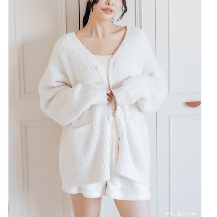 ふわふわ＆さらさらの極上手触りユニセックスが嬉しい楽ちんニット 「パウダーもこ | fran de lingerie | 詳細画像28 