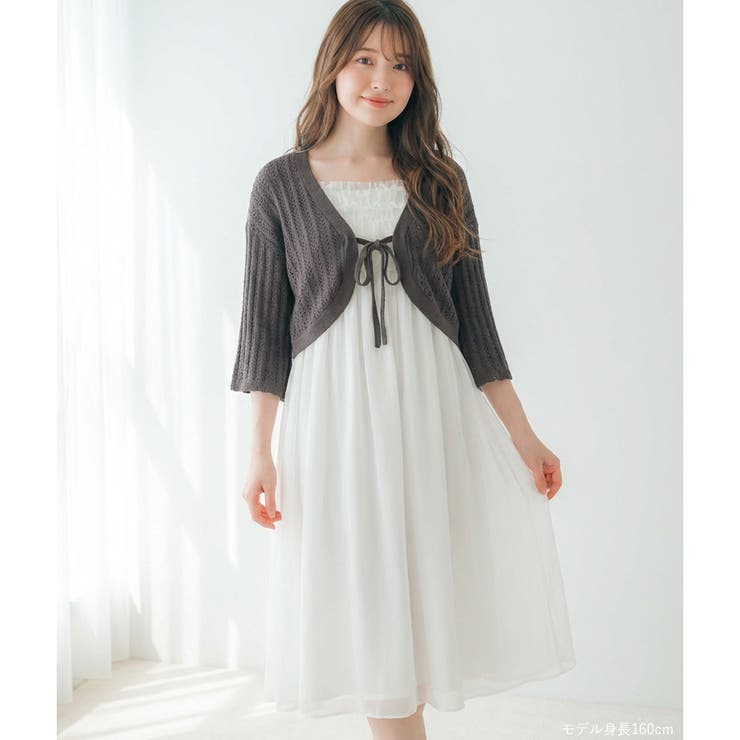 軽くてあったか エアリーなモールニットふわふわのモールニットですが、エアリーな透… | fran de lingerie | 詳細画像5 