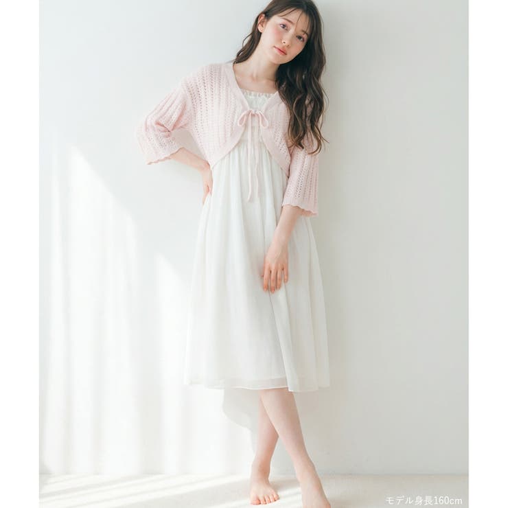 軽くてあったか エアリーなモールニットふわふわのモールニットですが、エアリーな透… | fran de lingerie | 詳細画像10 