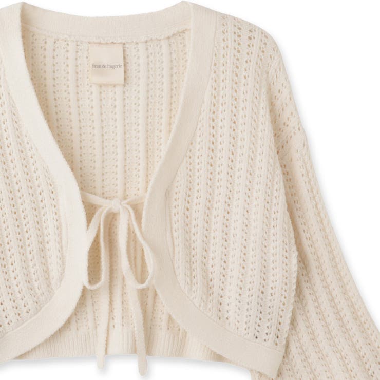 軽くてあったか エアリーなモールニットふわふわのモールニットですが、エアリーな透… | fran de lingerie | 詳細画像17 