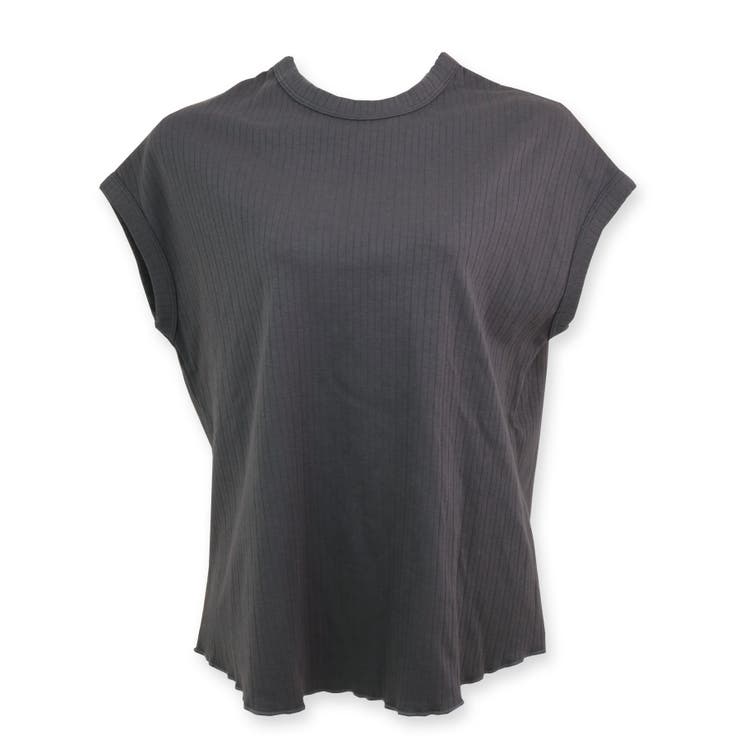 ダークグレー | つるんと心地いいリラックスウェアシンプルプルオーバー 「プリティプル Tシャツ」 | fran de lingerie