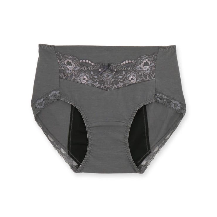 グレー | 履き心地安心＋贅沢二浴レース下着専門店のサニタリーショーツの一工夫 「サニタリー… | fran de lingerie