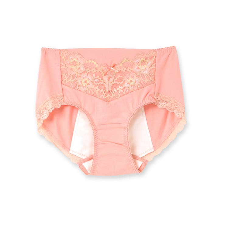 サーモンピンク | 履き心地安心＋贅沢二浴レース下着専門店のサニタリーショーツの一工夫 「サニタリー… | fran de lingerie