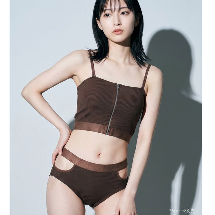 スタイリッシュなノンワイヤーブラまるでワイヤーブラのようなフロントホック ノンワ… | fran de lingerie | 詳細画像11 