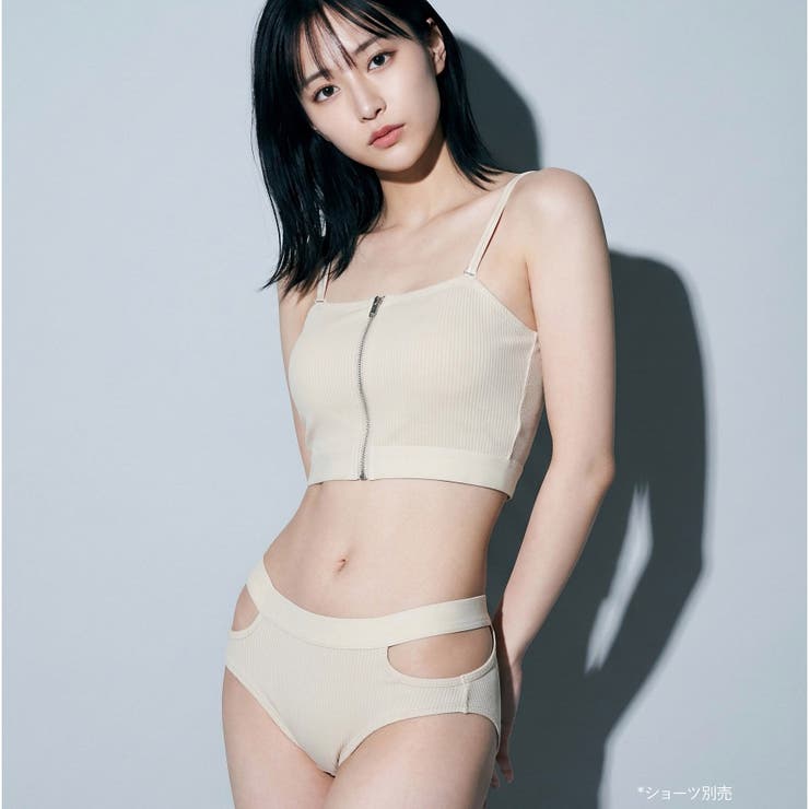 スタイリッシュなノンワイヤーブラまるでワイヤーブラのようなフロントホック ノンワ… | fran de lingerie | 詳細画像13 