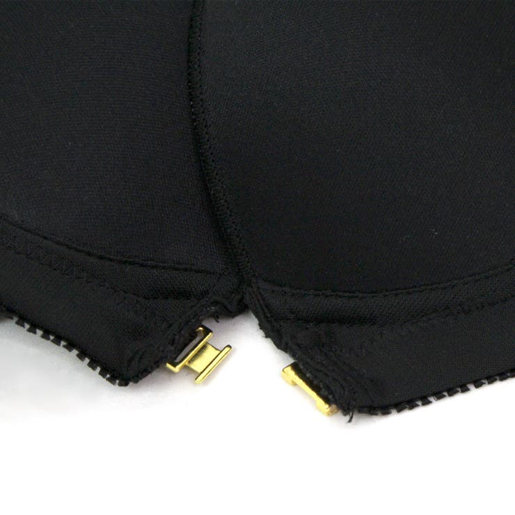 スタイリッシュなノンワイヤーブラまるでワイヤーブラのようなフロントホック ノンワ… | fran de lingerie | 詳細画像17 
