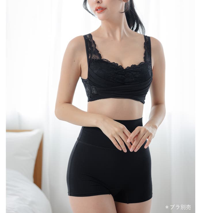 ベーシックなものこそ上質にお腹周りをしっかり守る腹巻き一体型ショーツ 「シルりら… | fran de lingerie | 詳細画像7 